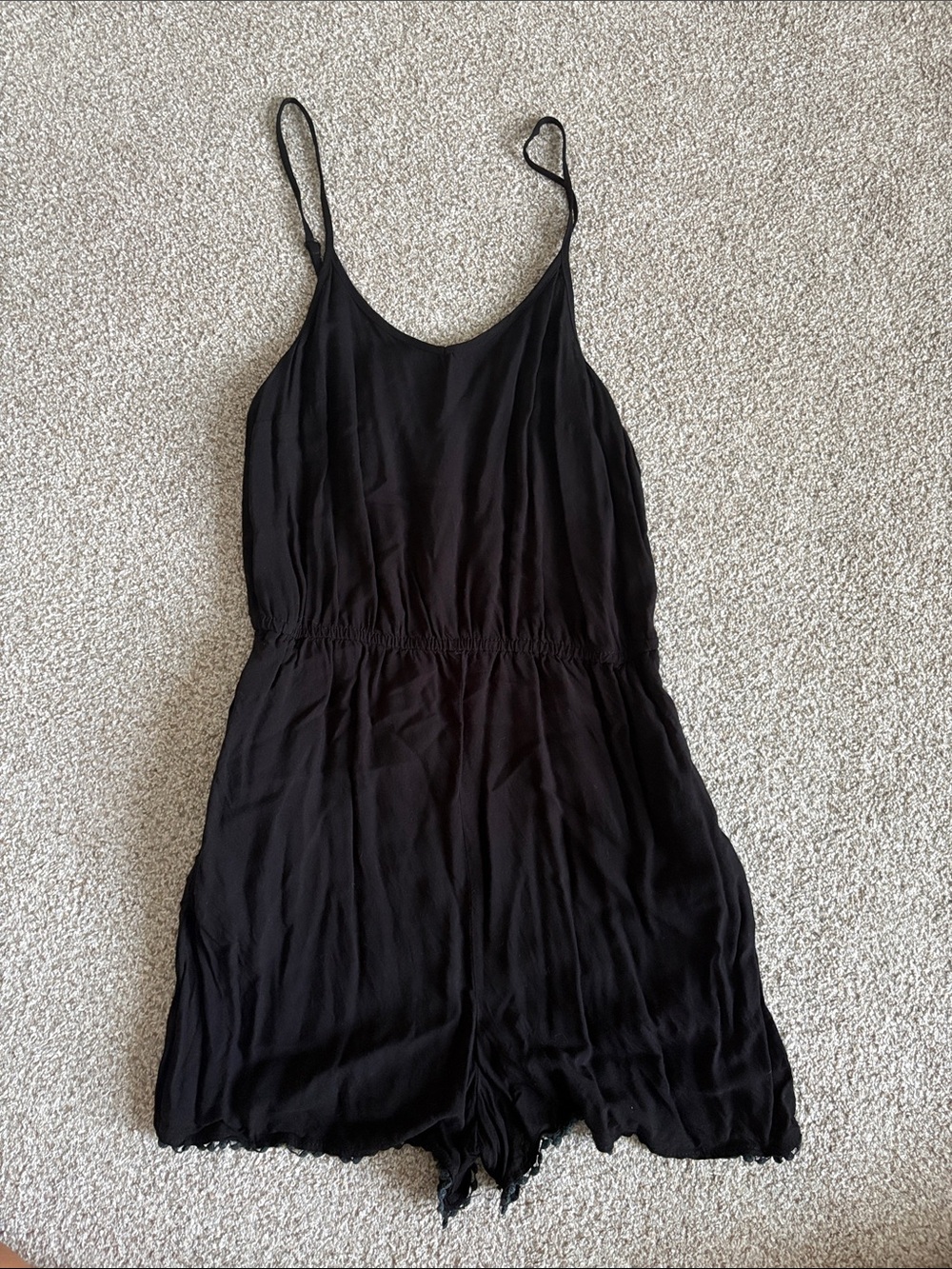 Mossimo Supply Co. Black Spaghetti Strap Romper
